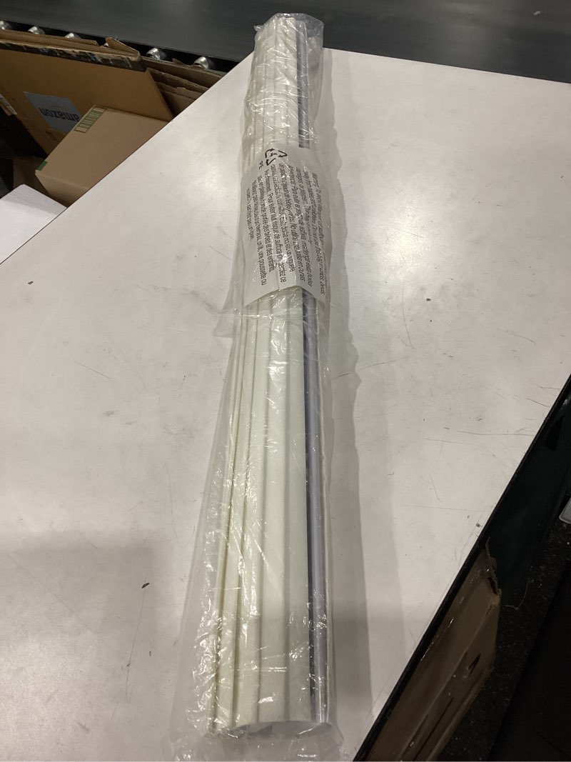 Condition photo showing Good Condition for lazblinds cordless roman shades for windows, light filtering thermal insulated window blinds, lightweight fabric blinds for indoor windows, 44" w x 60" h, ivory light filtering - ivory 44" w x 60" h