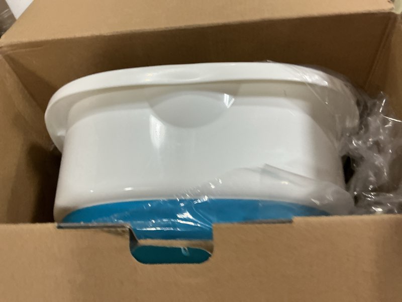 Condition photo showing Good Condition for homedics bubble mate foot spa, toe touch controlled foot bath with invigorating bubbles and splash proof, raised massage nodes and removable pumice stone