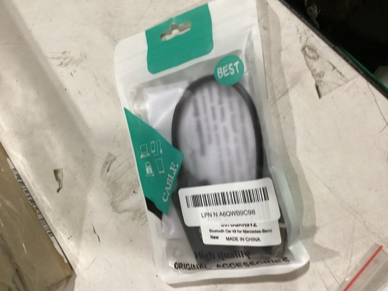 Condition photo showing New/Like New for Bluetooth Car kit for Mercedes-Benz,Media Interface AUX Wireless Adator,Compatible with iPhone Android Smartphones,Works with Mercedes Equipped with MMI Rectangular Socket ONLY