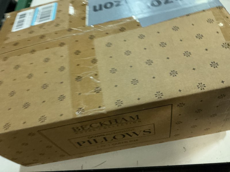 Condition photo showing New/Like New for Beckham Hotel Collection Bed Pillows Standard/Queen Size Set of 2 - Original Soft Down Alternative Pillow for Sleeping - Soft Support for Back, Stomach or Side Sleepers Queen / Standard White