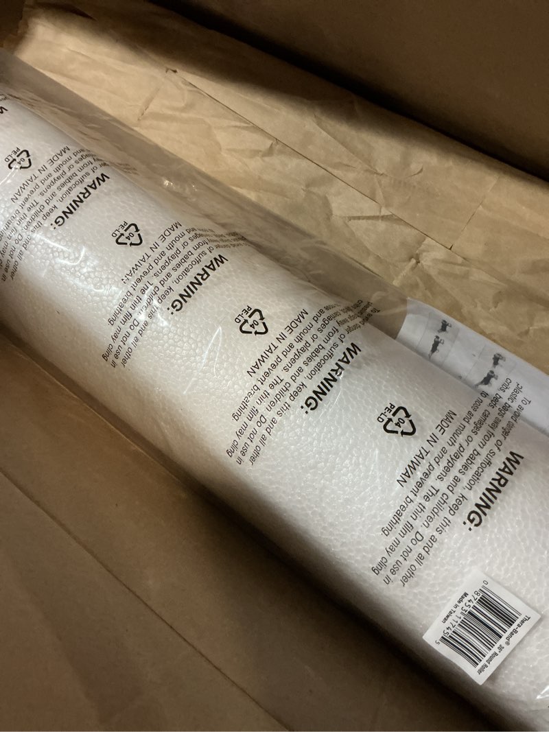 Condition photo showing Good Condition for theraband pro foam roller, 6" x 36" round; white back roller, compact 6 inch diameter for deep tissue massage, physical therapy, myofascial release, core stabilization 6in x 36in - round