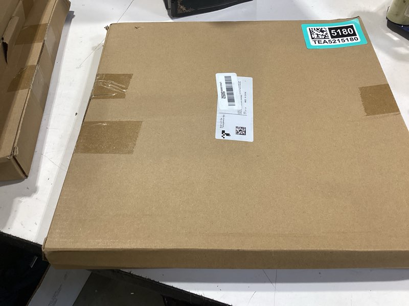 Condition photo showing New/Like New for lanscoery acrylic display case, assemble showcase display box for collectibles, with dustproof & seamless display design, compatible with lego 21341 12x12x12inch white base 12x12x12inch; 30x30x30cm white