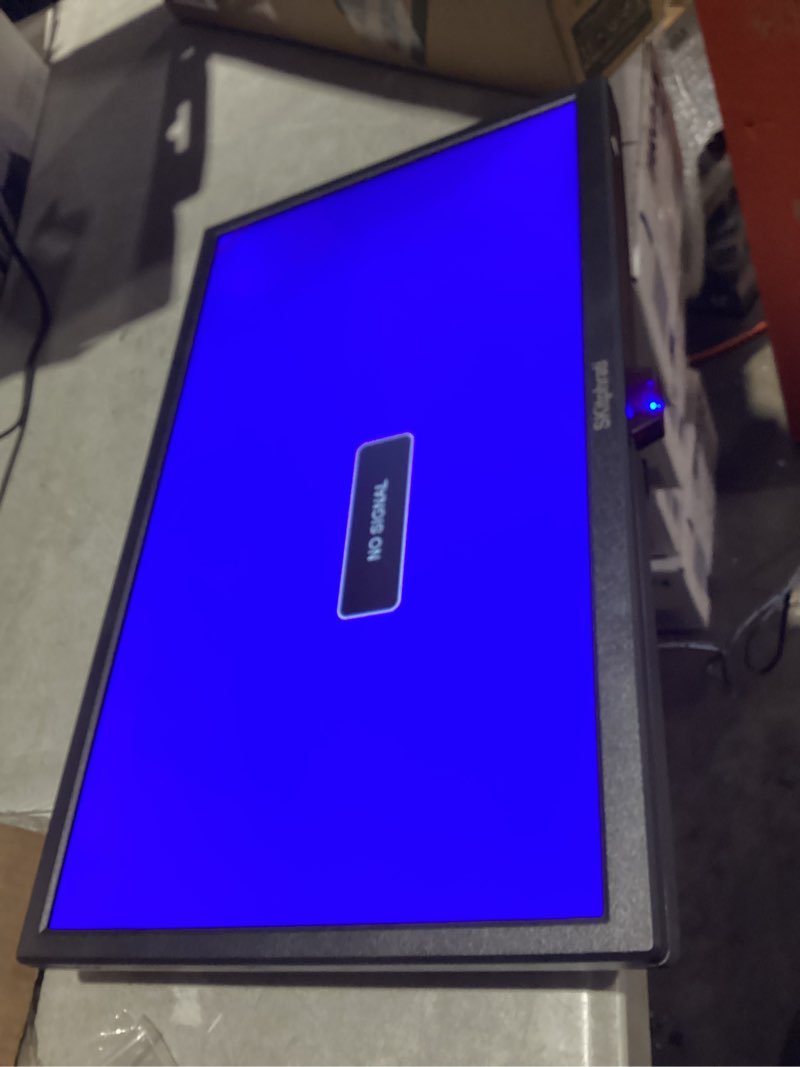 Condition photo showing As Is for 20 Inch PC Monitor - 1600x900 Resolution with HDMI VGA BNC AV Ports, VESA Mounting, LED Monitor for PC, Laptop and Computer, Built-in Speaker