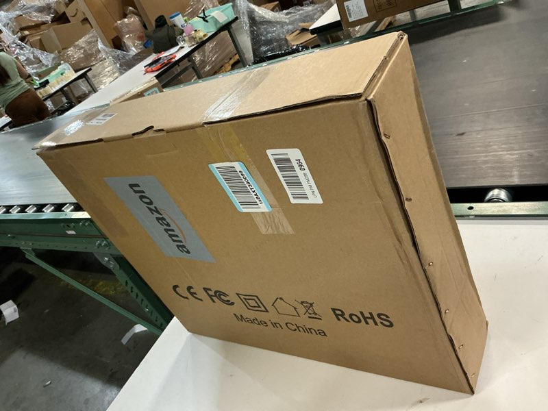 Condition photo showing New/Like New for 18" Foldable Ring Light with Stand for iPhone ipad Camera, 75" Tripod with Wheels 38W 6500K LED Display/Remote/2 USB Ports Large Big Ringlight Rolling for YouTube Facebook TikTok Live Video Recording