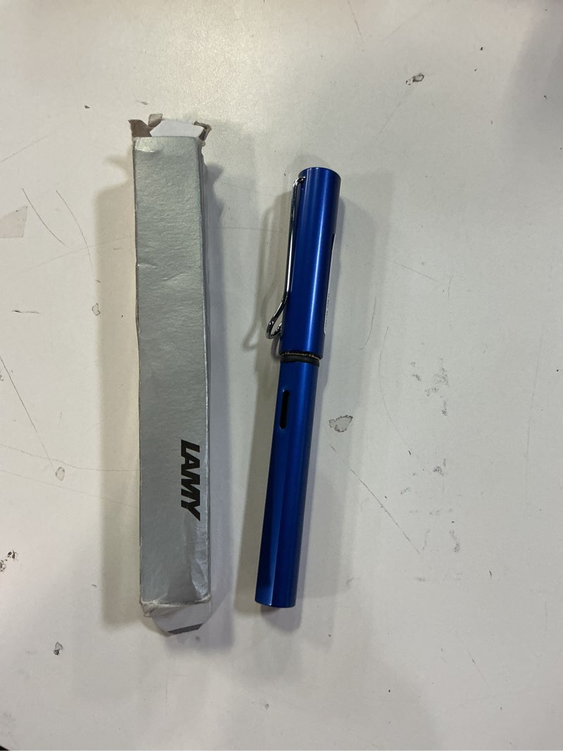 Condition photo showing Good Condition for Lamy AL-Star Ocean Blue Extra Fine Point Fountain Pen (L28EF)