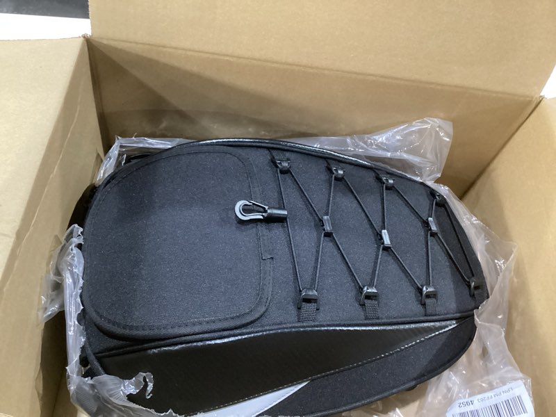 Condition photo showing Good Condition for motorcycle tail bag,seat bag,dual use waterproof helmet bag for motorbike - with one extra motorcycle cargo net black(tailbag)