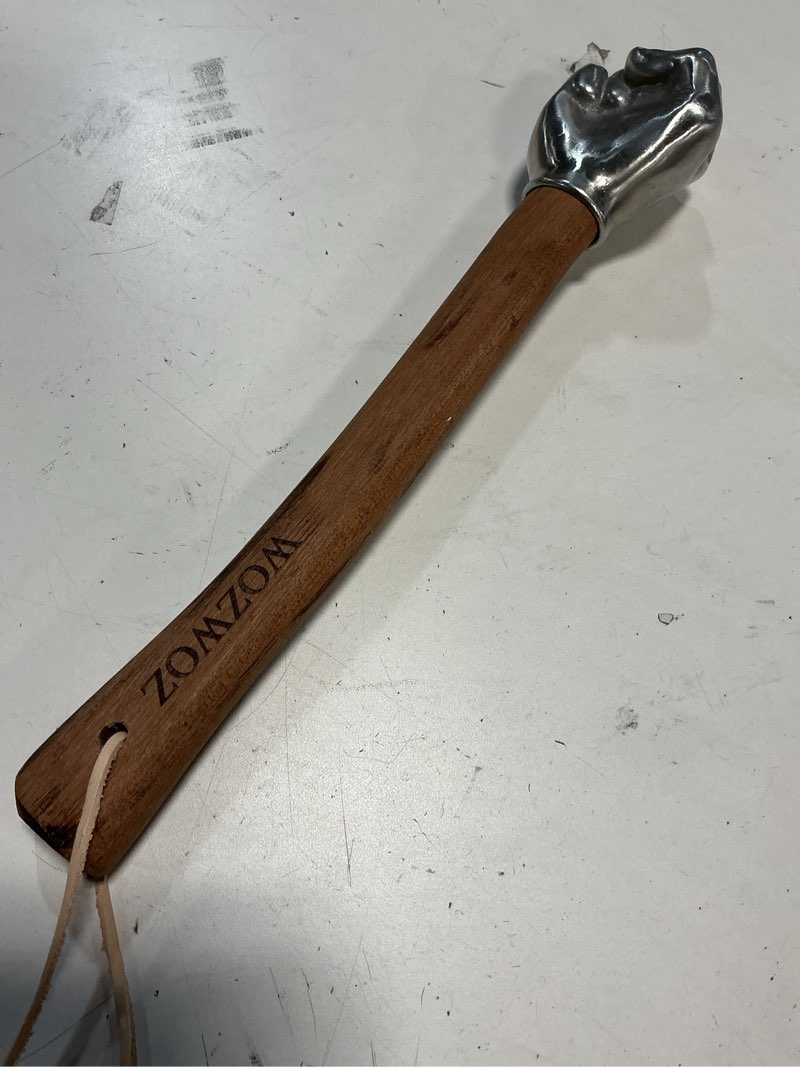 Condition photo showing As Is for Fist Hand Hammer 2 lbs Sledge Hammer Stainless Steel Solid Head Wooden Handle Crafts and Hardware Tools For Emergency Use Gardening Household Car Outdoor Camping