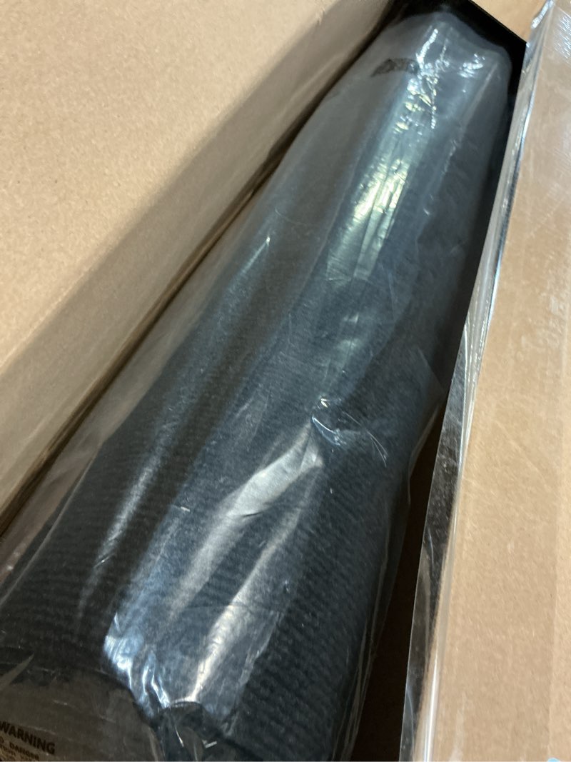 Condition photo showing Good Condition for extra long 3x15 ft runner rug for hallway, non-slip indoor outdoor carpet with tpr backing, durable waterproof mat for kitchen, patio, balcony, garage, deck, entryway, stair, black fine stripes black fine stripes 3ft x 15ft