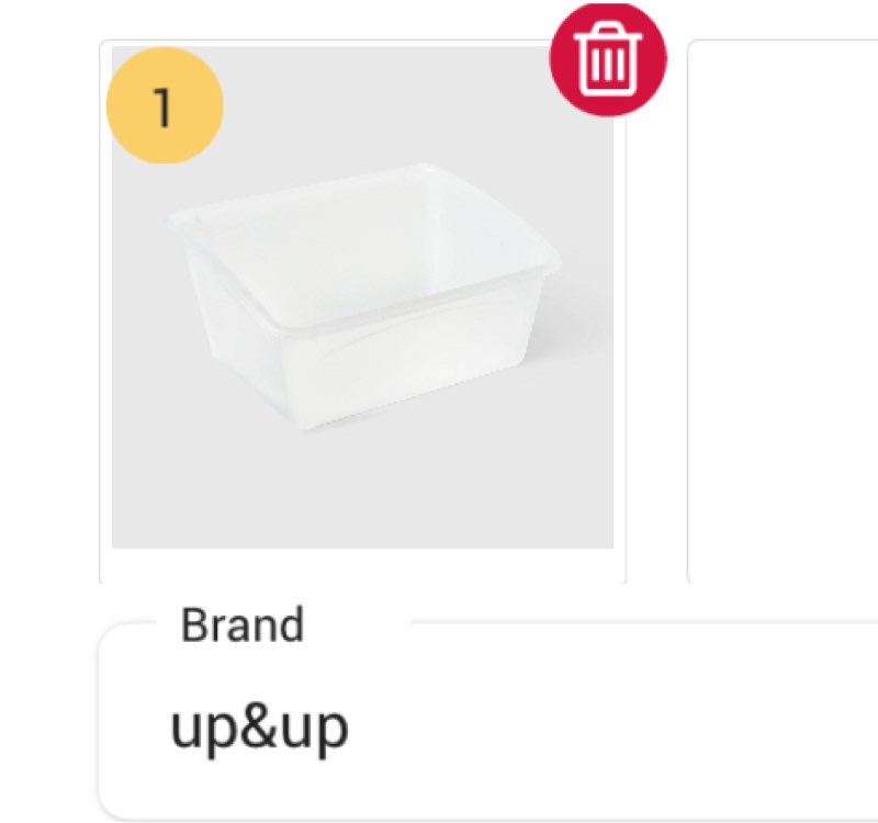 Large Storage Bin Clear - up&up™ (Total pack 8)
