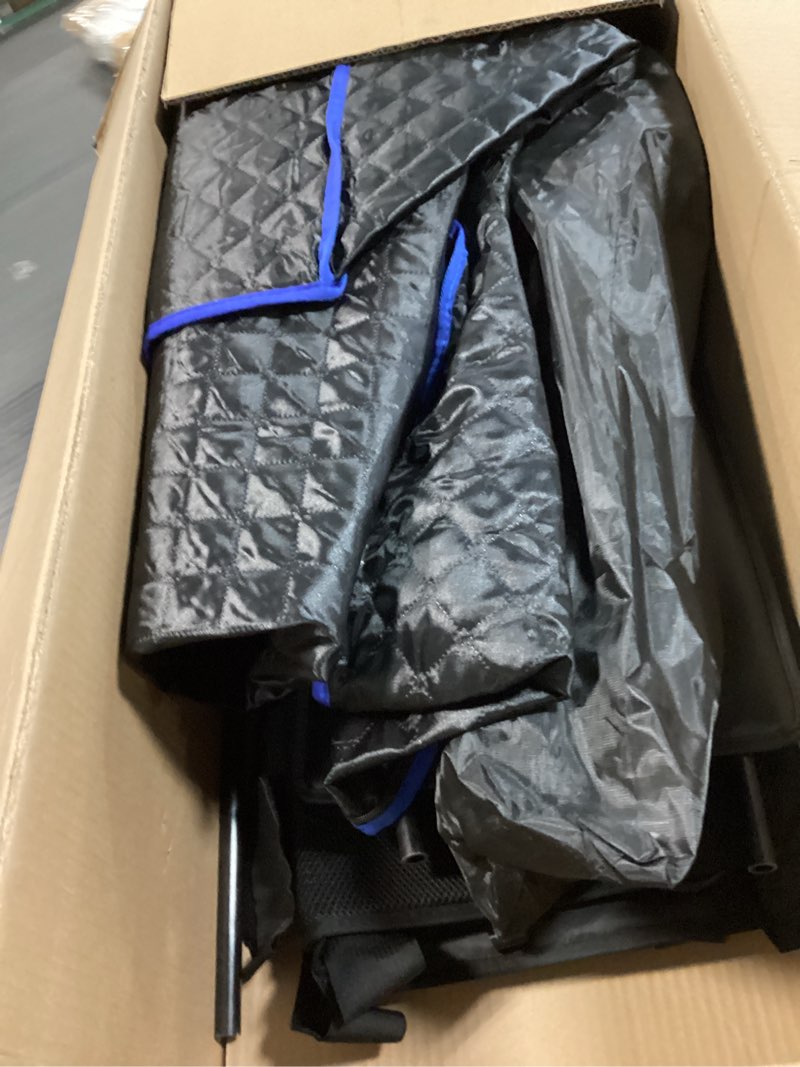 Condition photo showing Good Condition for Infrared Sauna Box for Home, Portable Personal Dry Sauna for Relaxation, Detoxification, Carbon Crystal Heating, 9 Levels, 3.3'x2.9'x2.6' Half-body