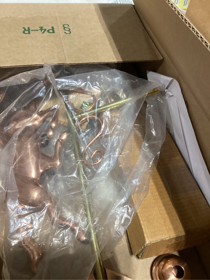 Condition photo showing Good Condition for good directions polished copper galloping horse weathervane – decorative rooftop accent for barns, homes, sheds, and cupolas – durable & handcrafted weathervane only