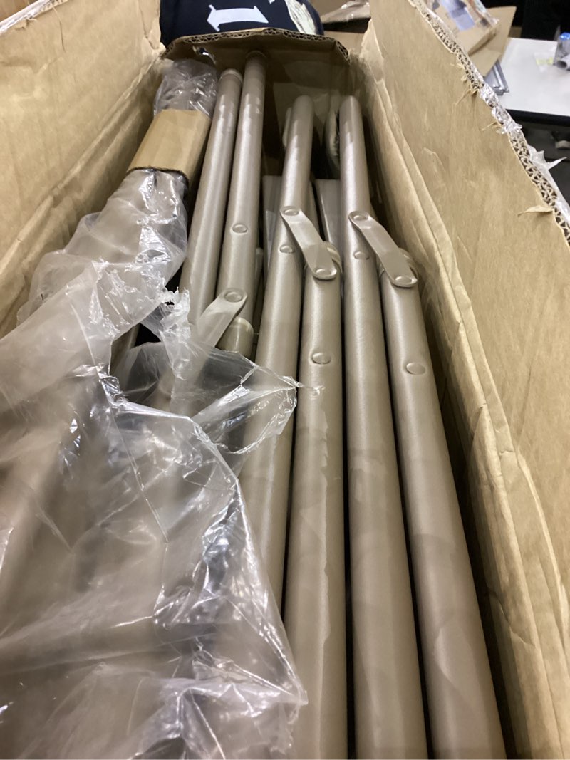 Condition photo showing Good Condition for Sweetcrispy Folding Chair 8 Pack, Leather Padded Folding Chairs, Sturdy Metal Foldable Chairs, Easy to Use and Store, Outdoor and Indoor, for Home, Office, Party, Comfy, Kahki Kahki 8 Pack