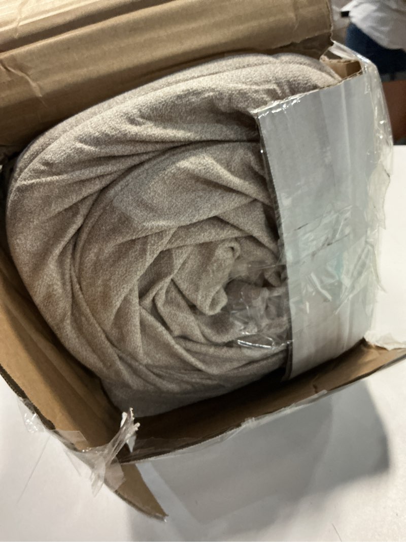 Condition photo showing Good Condition for nestl upholstered king headboard - easy assemble channel stitched headboard king size bed - wall mounted headboards with 3d soundproof wall panels peel & stick floating headboards, beige beige king