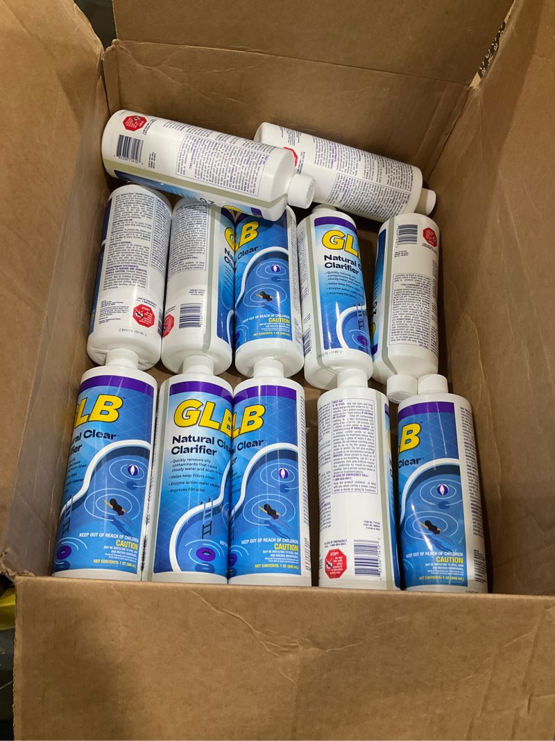 Condition photo showing New/Like New for glb natural clear water cleaner (1 qt) (12 pack)
