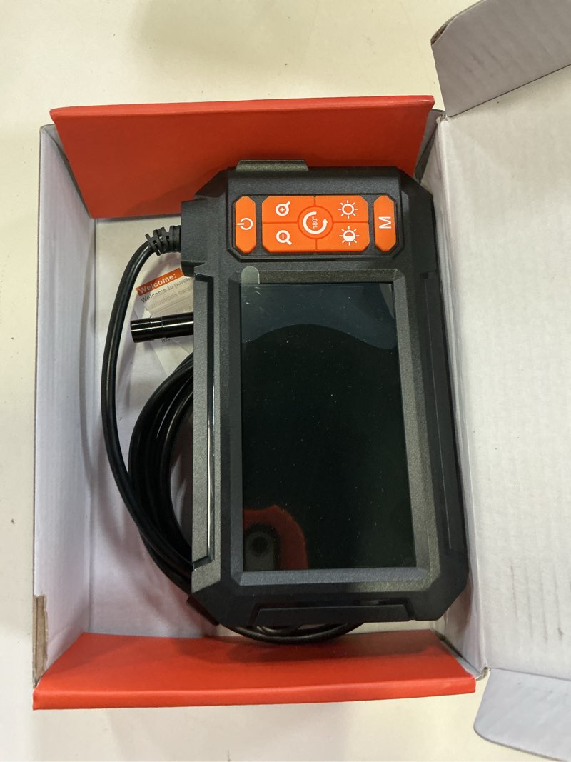 Condition photo showing Good Condition for daxiongmao endoscope camera with light, 1080p hd borescope, ip67 waterproof snake camera – ideal for inspecting walls, vents, automotive engines, pipes – a great tool for men 4.3" p410 borescope