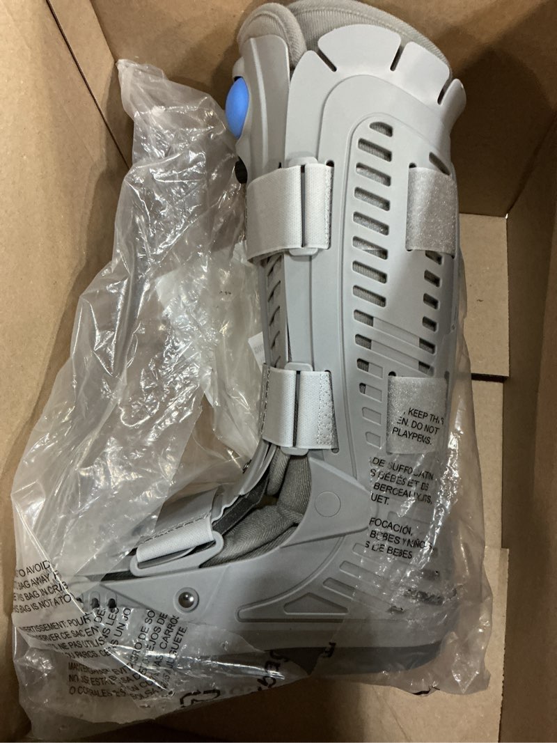 Condition photo showing New/Like New for united ortho usa16105 360 air walker standard fracture boot, medium, grey
