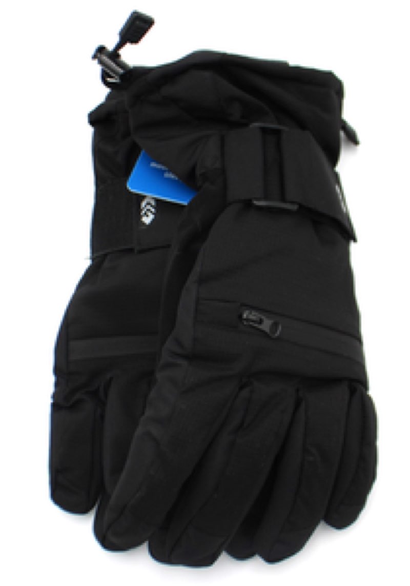 men's free country ski gloves m/l hand warmer pocket thinsulate texting tips
