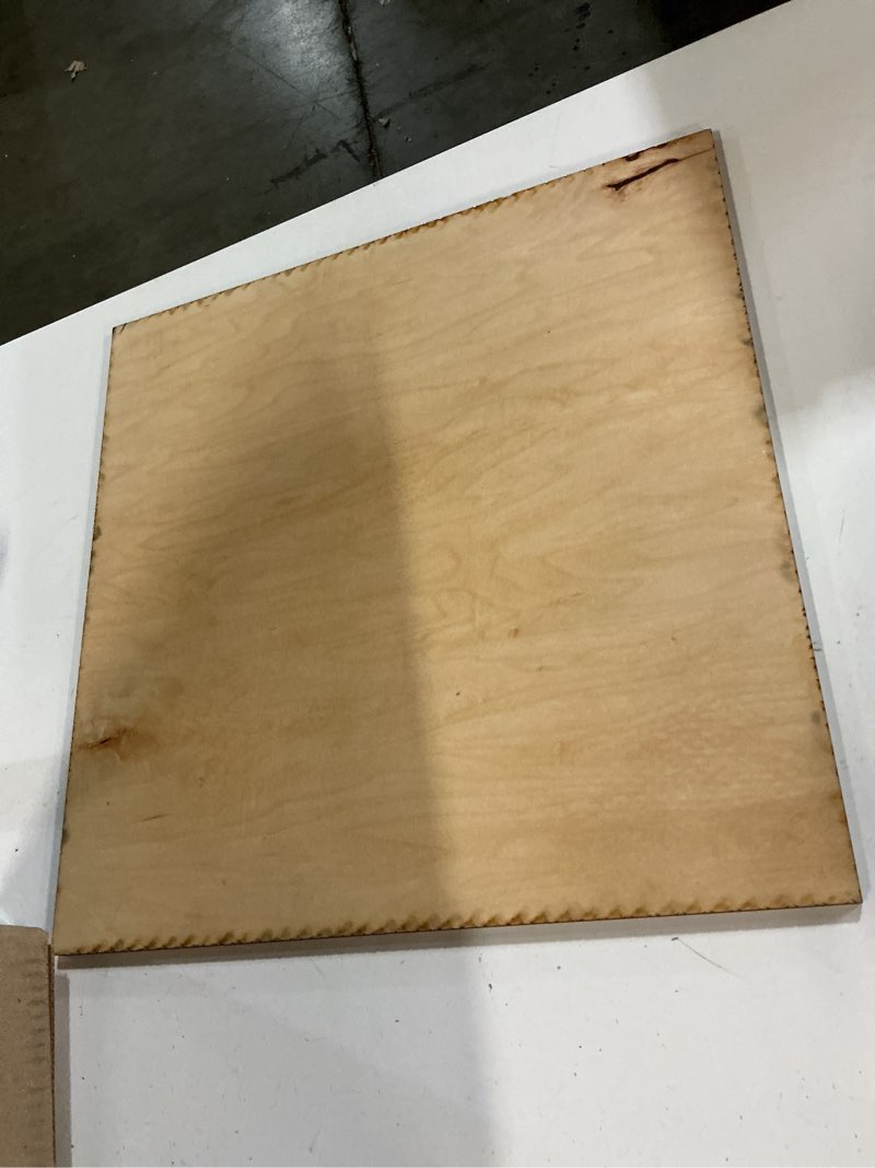 Condition photo showing Good Condition for ekena millwork 15 3/4"w x 15 3/4"h x 3/8"t wood hobby board, alder