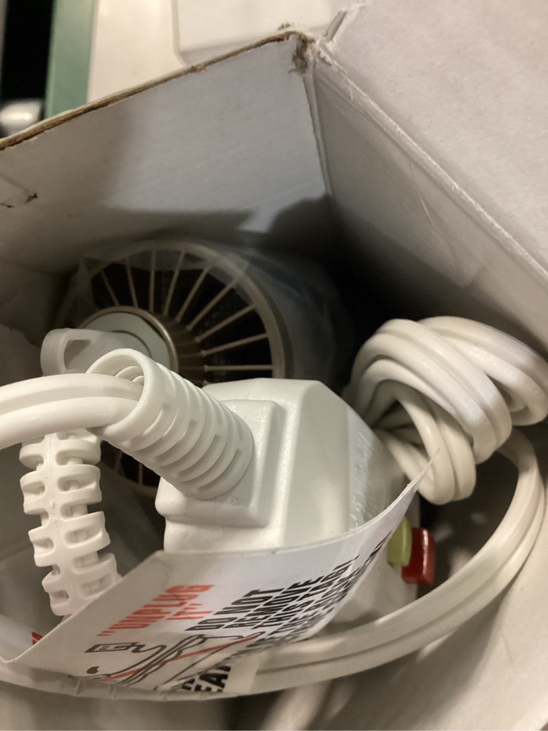 Condition photo showing Good Condition for rotating hair dryer brush, 3-in-1 detachable round hot air spining brush set with 2 brushes (2" & 1.5"), negative ionic blow volumizer, 2 speeds rotating hot air brush for curl,straight,dry white