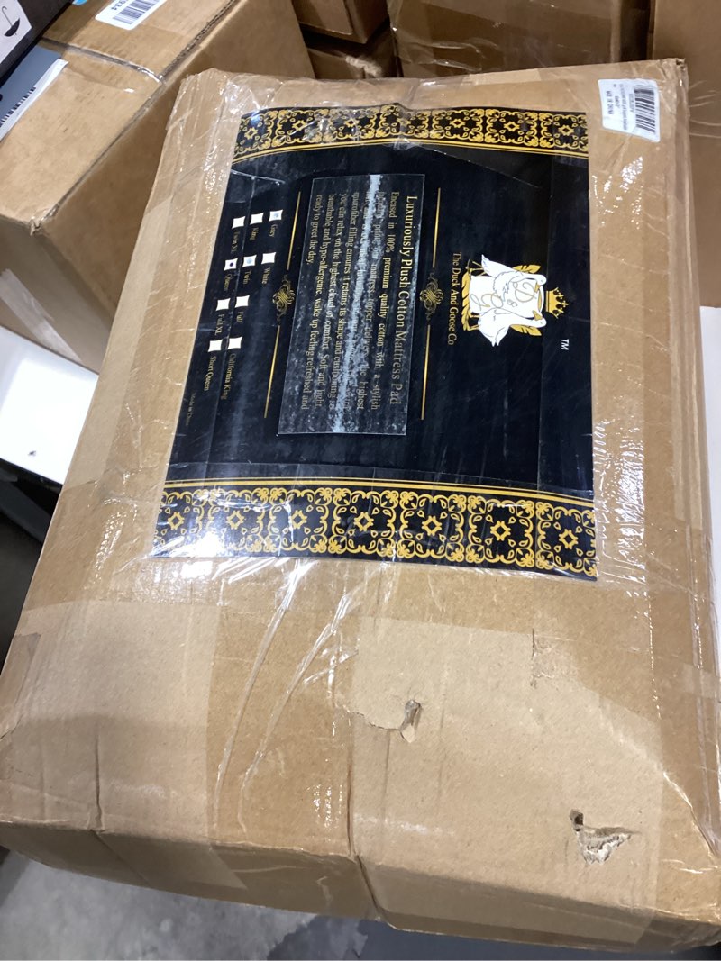 Condition photo showing Good Condition for extra thick pillow top mattress topper queen size, 3 inch cooling fluffy cotton hotel mattress bed topper for cloud like sleep & back pain relief, plush soft pad, fits 6'-22' mattresses queen mattress topper -white color
