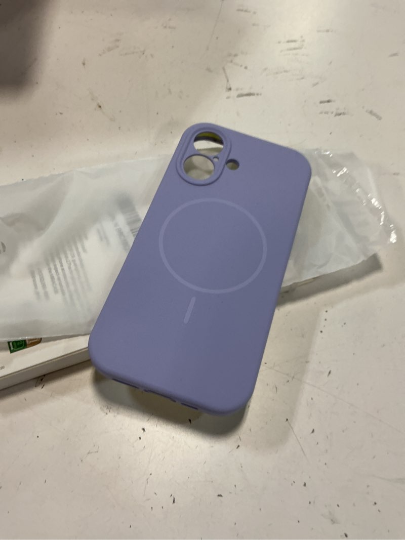 Condition photo showing Good Condition for miracase magnetic for iphone 17 case, compatible with magsafe, integrated silicone camera control cover, 3.0mm thicken shockproof drop protection phone case for 17,light purple light purple iphone 17