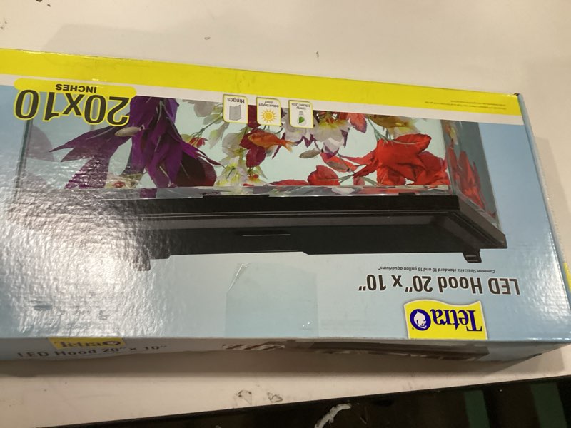 Condition photo showing New/Like New for Tetra LED Hood 20 Inches By 10 Inches, Low-Profile Aquarium Hood With Hidden Lighting