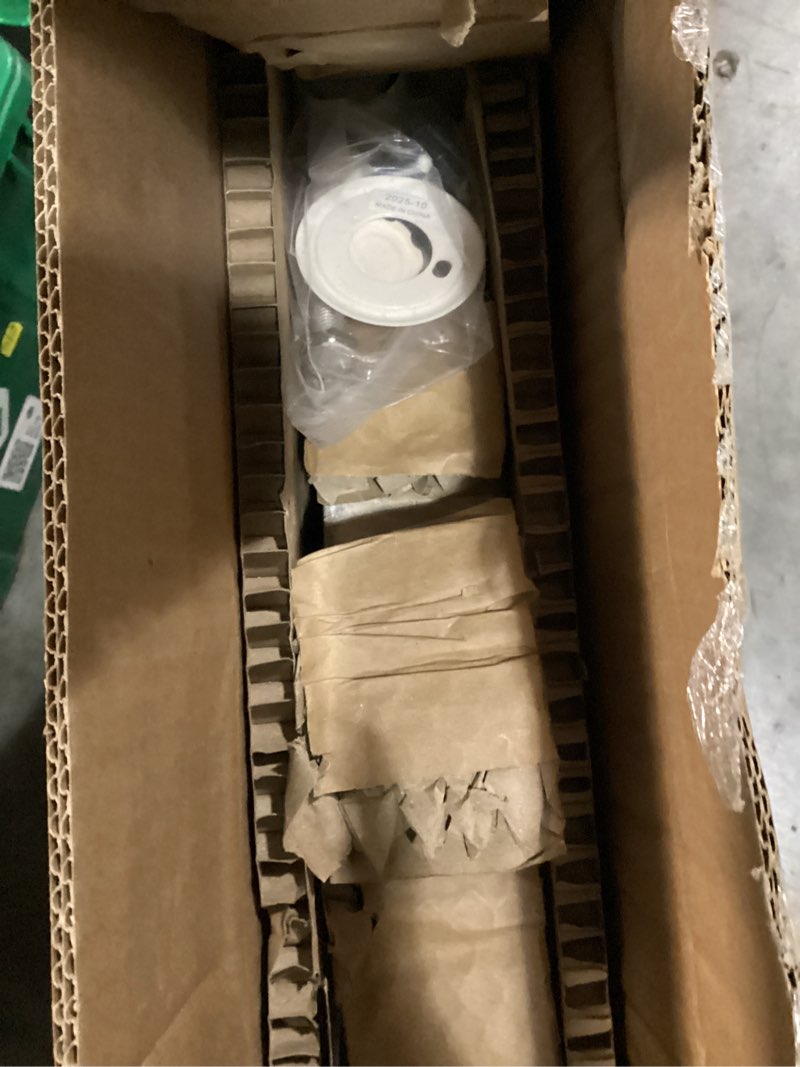Condition photo showing New/Like New for 48.5lb round outdoor patio cantilever umbrella base cream