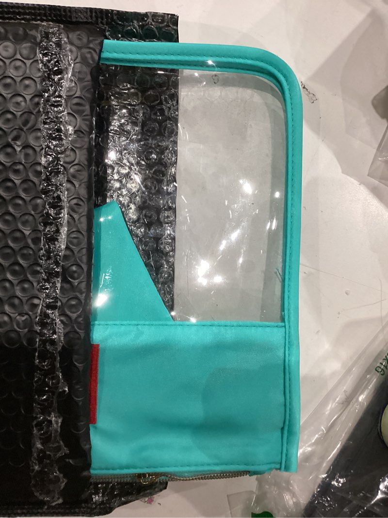 Condition photo showing Good Condition for Clear Waterproof Mahjong Tile Bag with Bonus Accessory Pouch Mahjong Carrying Case Mah Jong Storage Bag for American MahJong Set MahJong Gifts for Women Mah Jong Lover Gift 20.9 x 9.45 in Case Only