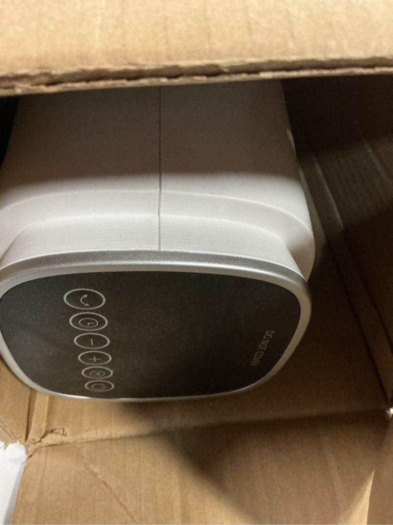 Condition photo showing As Is for PELONIS 23” Oscillating Ceramic Tower Space Heater with Remote & Thermostat, Electric Energy Efficient Floor Heater for Indoor Use Large Room Safe with Timer, ECO Mode, 1500W, White