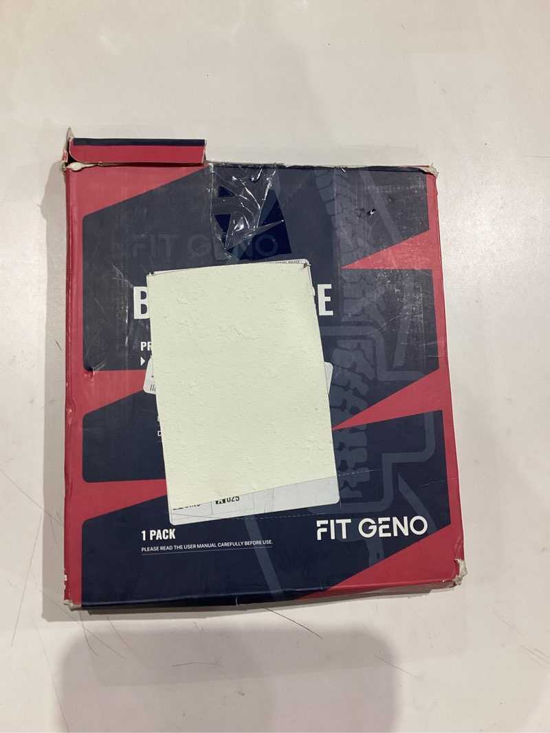 Condition photo showing New/Like New for Fit Geno Back Brace for Lower Back Pain Relief: Adjustable Support with Ergonomic Lumbar Pad for Herniated Disc Sciatica and Lumbar Strain - Breathable Design for Men & Women (Medium) Medium Black