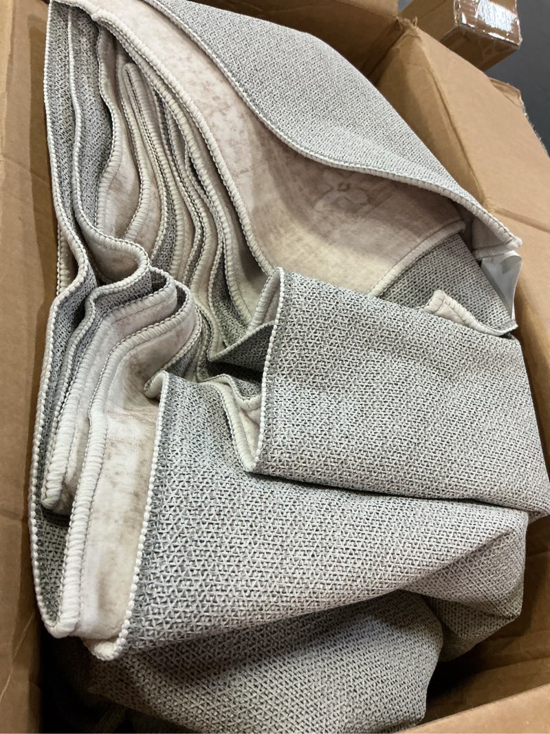 Condition photo showing Good Condition for homemate washable rug 8x10 area rugs - vintage faux wool rugs for living room bedroom dining room - non slip foldable carpet indoor area rug for home decor?8'x10', beige beige 8x10 ft