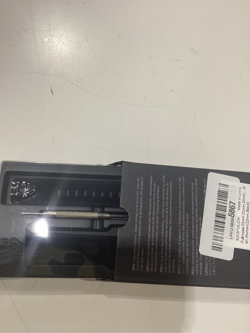 Condition photo showing New/Like New for fullmosa 22mm 20mm 24mm silicone watch bands no gaps compatible for samsung galaxy watch 7 6 5 4 3,galaxy watch 46mm 42mm,garmin black 22mm