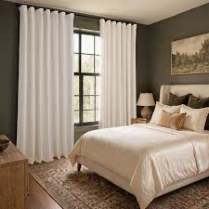HPD Half Price Drapes Hotel Faux Silk Blackout Curtains for Bedroom 50 X 84 (1 Panel), PDCH-SBO2-84,
