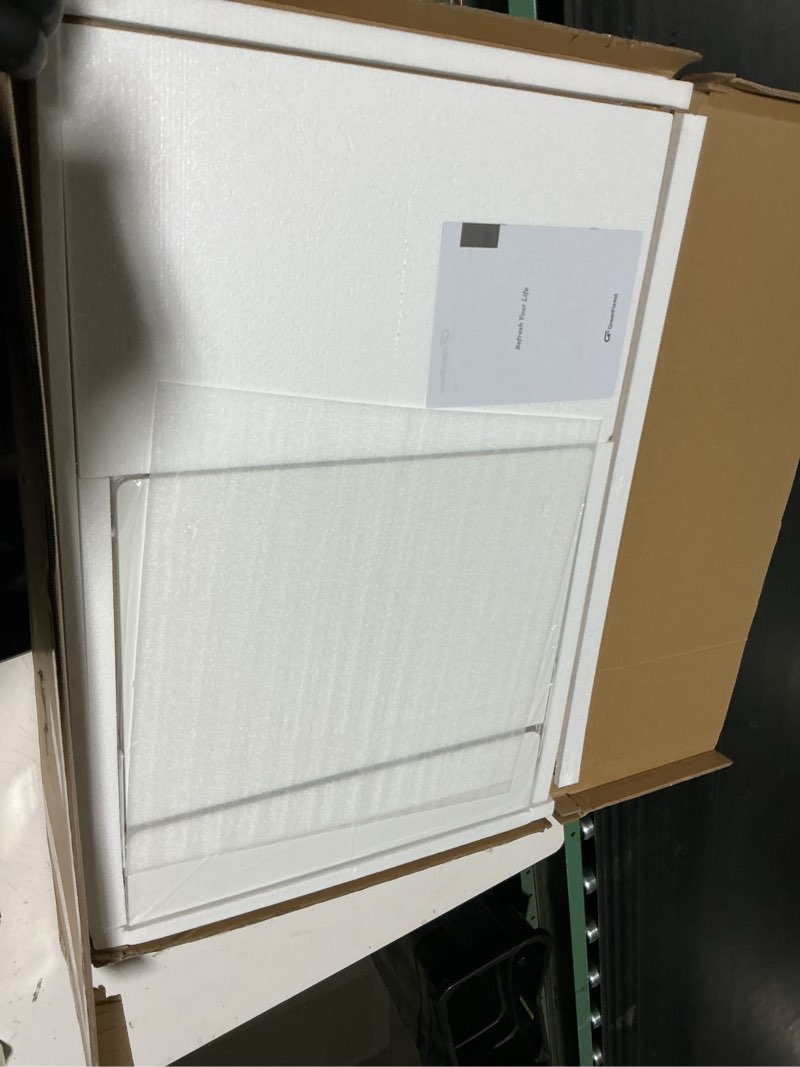 Condition photo showing Good Condition for GreenForest Folding Desk No Assembly Required Small Size, 2-Tier Foldable Computer Desk with Shelf for Home Office, Space Saving Portable Laptop Study Foldable Table for Small Spaces, White