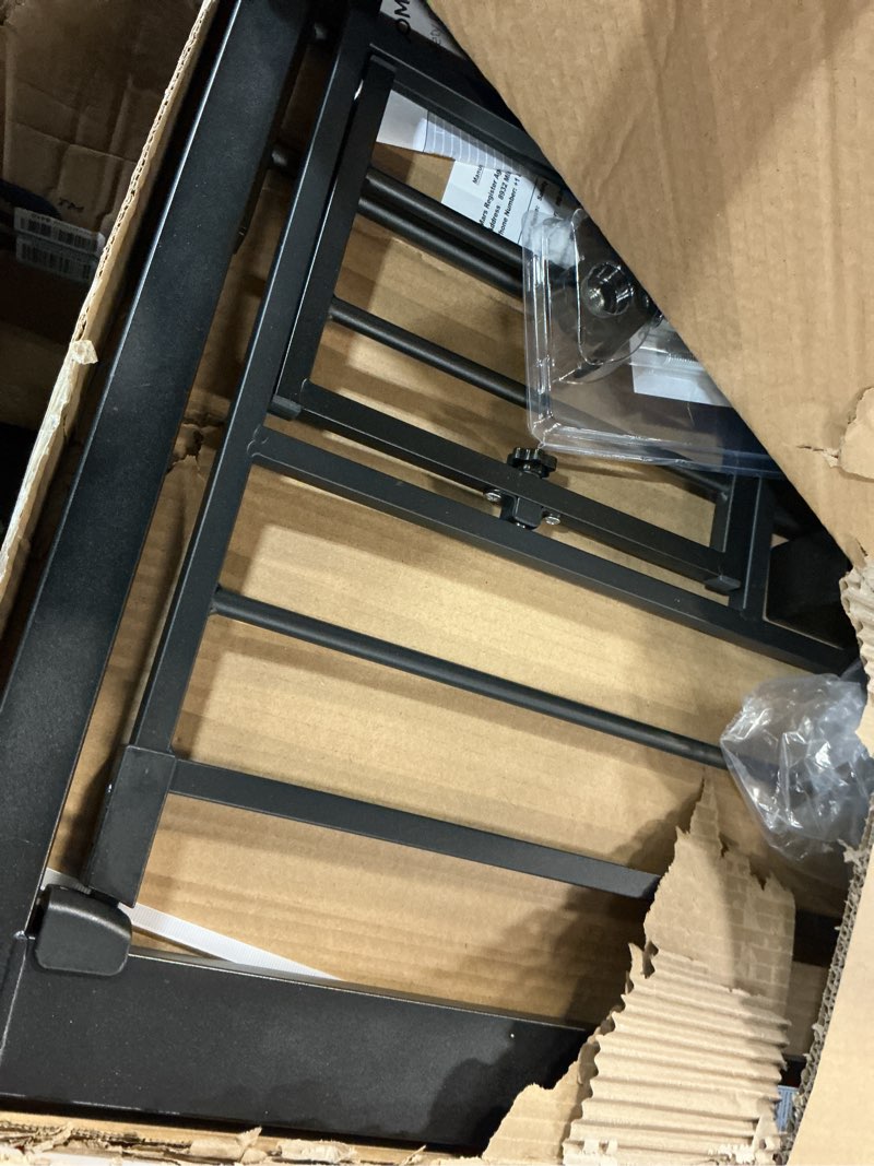 Condition photo showing As Is for BABELIO 36 Inch Extra Tall Baby Gate with Cat Door,29.5-40" Metal Pet Door for Stairs,Doorways,House,Auto Close,Easy Walk Thru,Black Black 29-40" Wide, 36" Tall