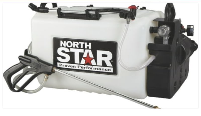 NorthStar ATV Boomless Broadcast and Spot Sprayer  16-Gallon Capacity  2.2 GPM  12 Volts