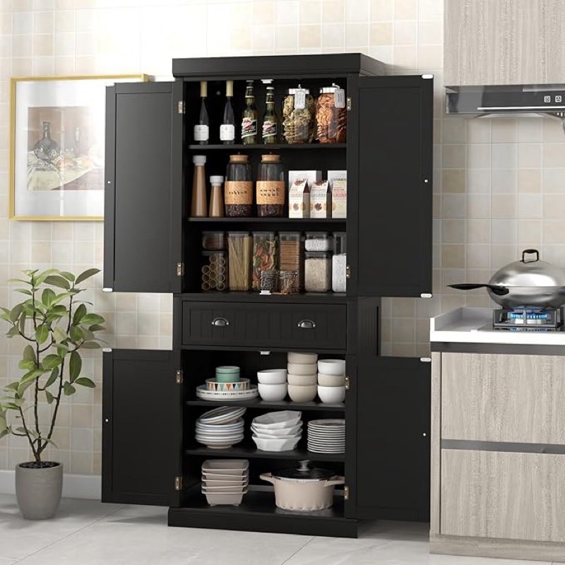 Theada 72'' Kitchen Pantry