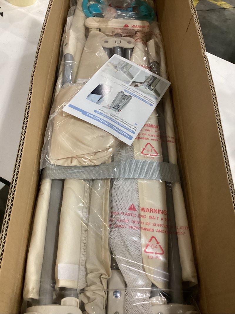 Condition photo showing New/Like New for Foldable Baby Playpen: 71” x 59” Super Large Playpen for Babies and Toddlers - Portable Play Pen for Babies with Breathable Mesh & 2 Pulling Handle - Baby Play Yard for Outdoor & Indoor Beige 71 x 59 Inch