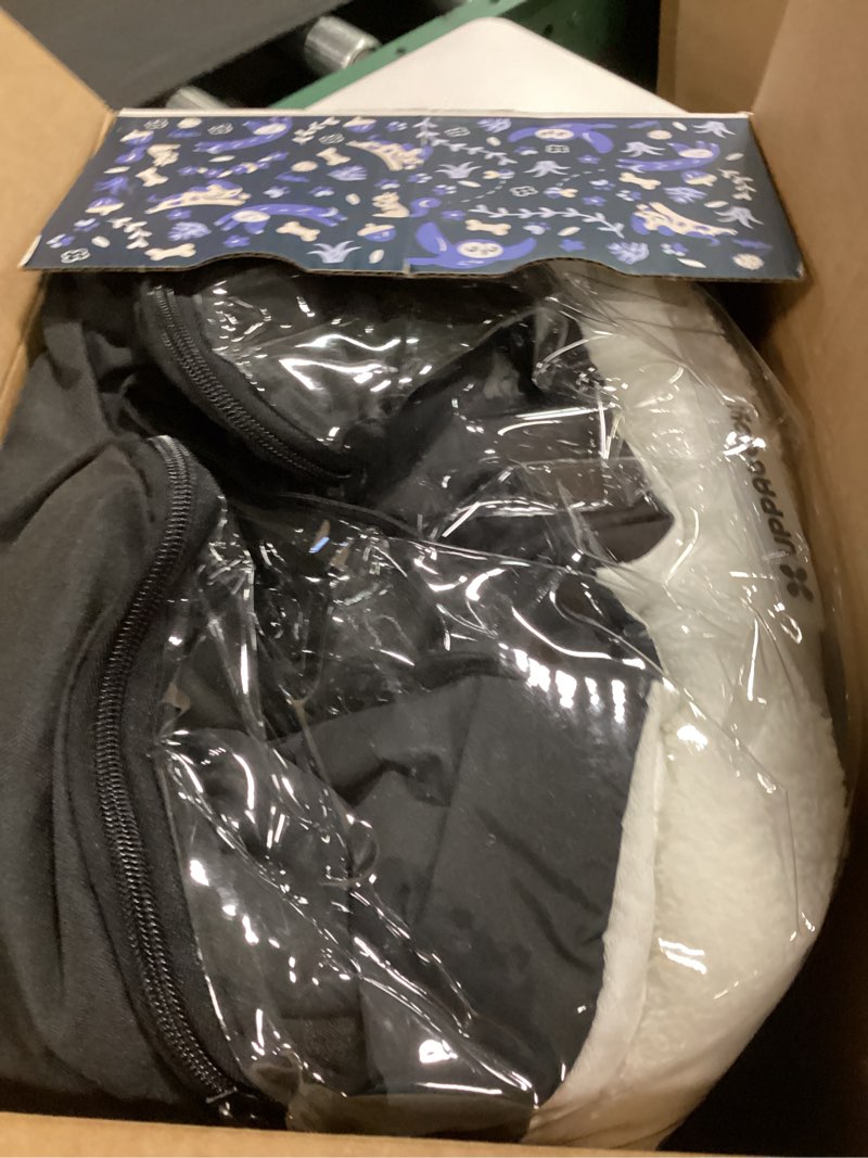 Condition photo showing As Is for UPPAbaby CozyGanoosh 2-in-1 Seasonal Footmuff - Easily Attaches to UPPAbaby Strollers and RumbleSeat – Versatile, Ultra-Plush Zip-Out Liner for Cold Weather – Jake (Charcoal) Jake (Charcoal) CozyGanoosh 2-in-1 Footmuff