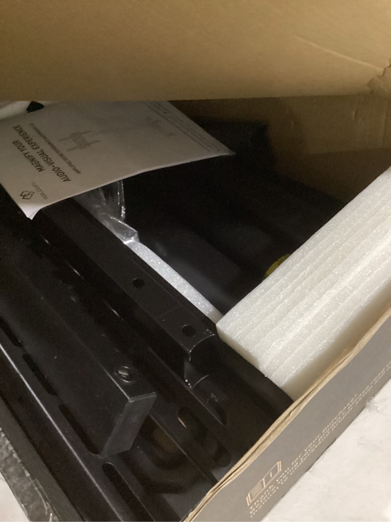 Condition photo showing Good Condition for perlesmith rolling tv stand for 23–62 inch tvs, outdoor mobile tv cart holds up to 99 lbs, portable tv stand on wheels for bedroom and living room, max vesa 400x400mm, pstvmc04b-b deeep black 23-62 inch
