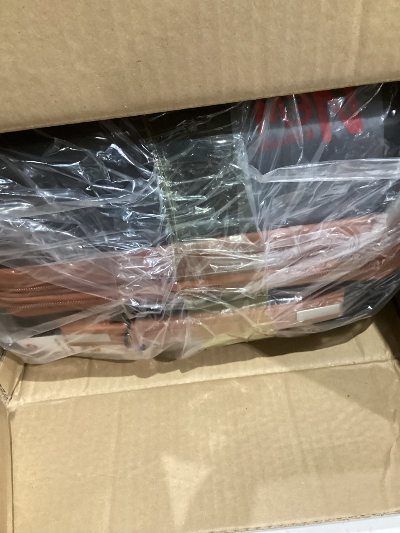 Condition photo showing Good Condition for 4 Piece Carry On Luggage Set 20 Inch, Expandable PP Hardshell Suitcase with Detachable Spinner Wheels & TSA Lock, Includes Cosmetic Case, Travel Tote & Toiletry Bag, Lightweight (Black) Black Carry On Set (14in/20in/DB/TB)