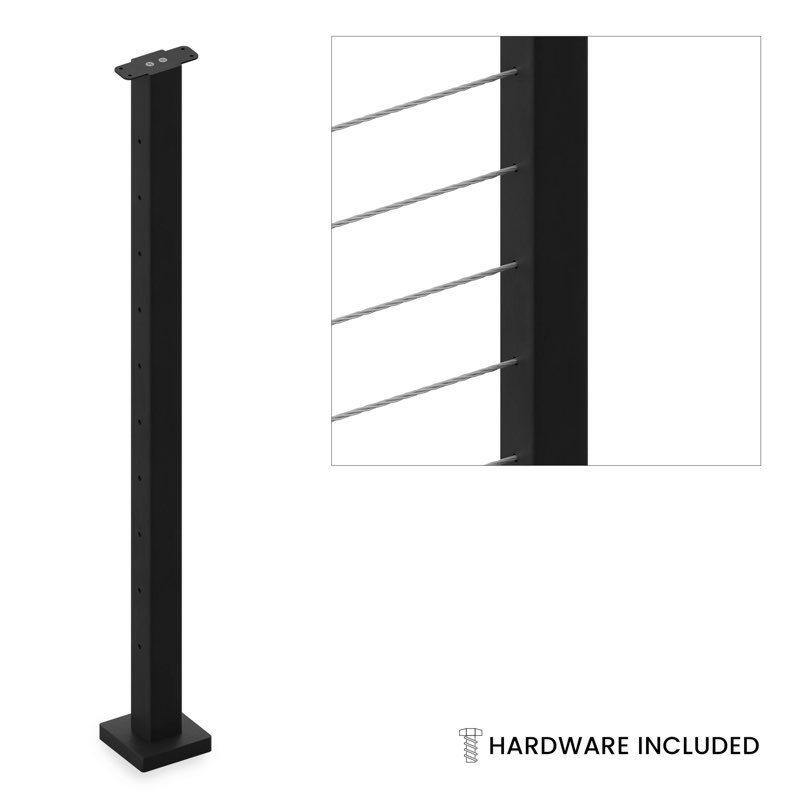 Muzata cable railing 40 inch