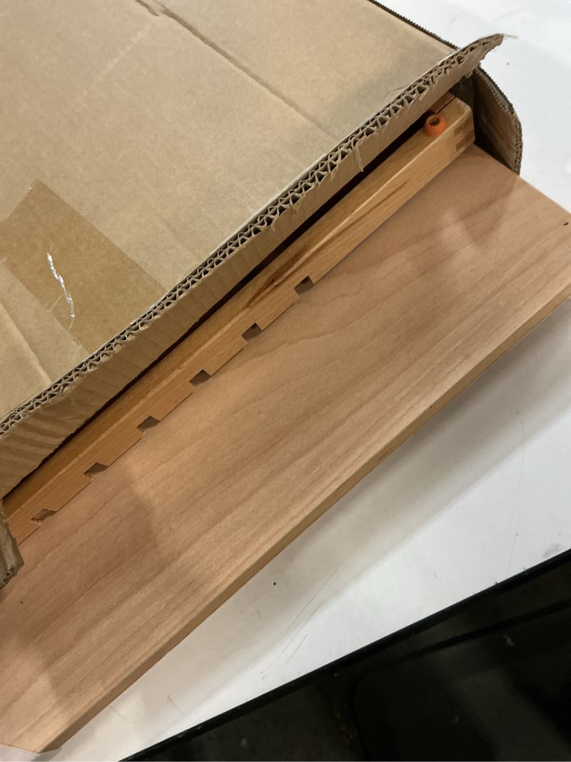 Condition photo showing As Is for Large Artist Drawing & Sketching Board, 6-Position Adjustable Wood Drafting Table Easel, 24.8" L x 16.5" W (A2) Art Easel for Artist, Beginners, Students