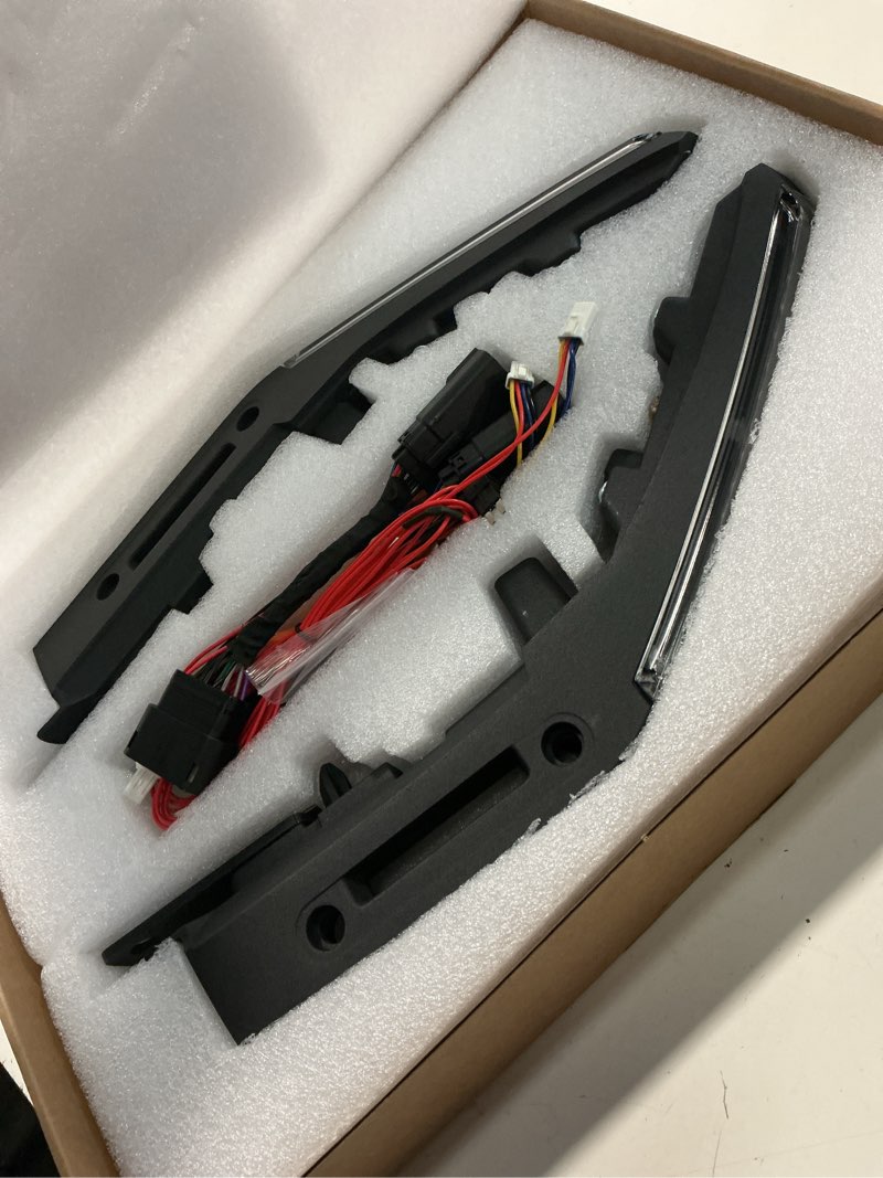 Condition photo showing New/Like New for led hood handle lights fit for ford bronco 2021 2022 2023 2024 2025 accessories daytime running light fog light with white led drl - amber sequential turn signal all models