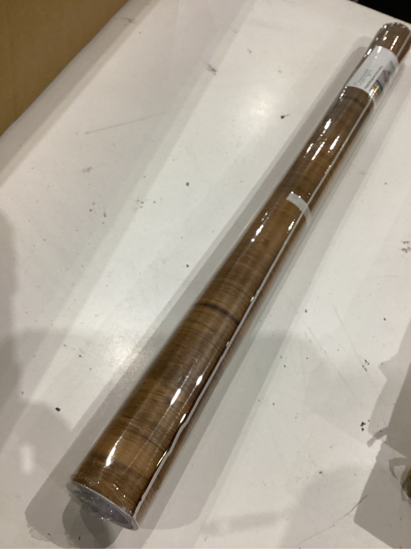 Condition photo showing Good Condition for cosnight 23.6" ×118" wood grain wallpaper peel and stick vinyl film self adhesive decor wall paper for cabinet drawer shelf liner easy to clean 23.6" x 118" brown