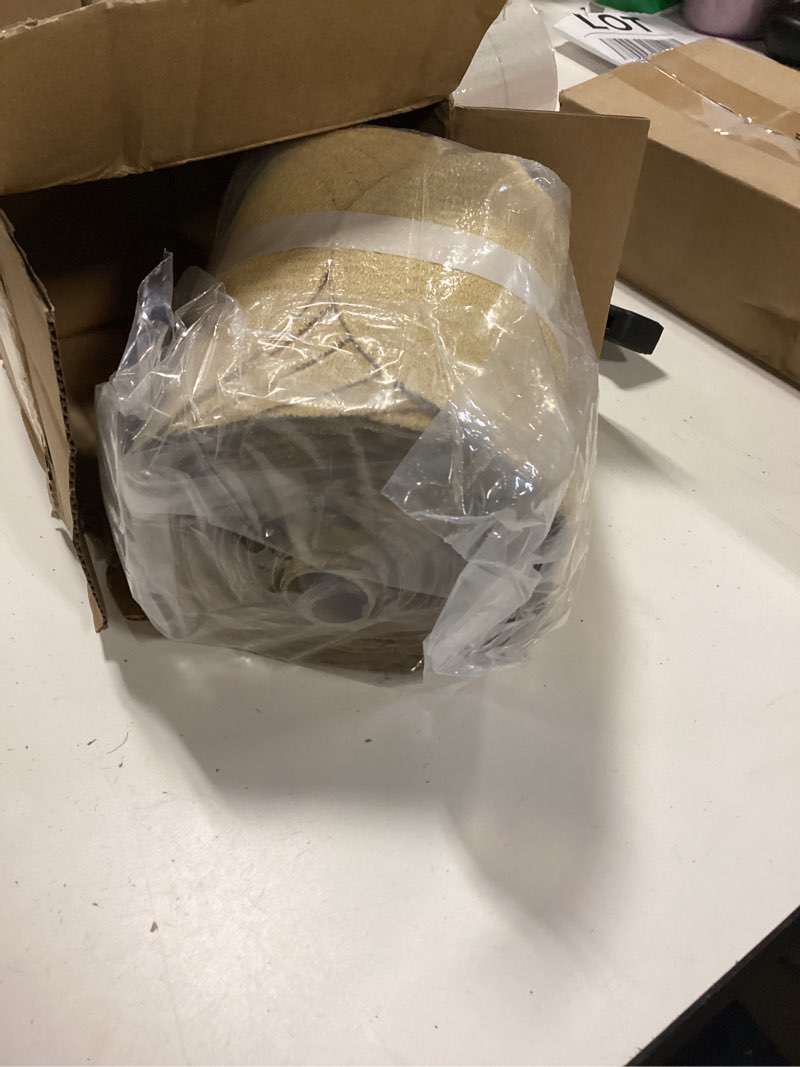 Condition photo showing New/Like New for cowboybob 100 pcs 6 inch gold psa sanding discs 60 grit self adhesive sticky-back sandpaper for da sander finishing abrasive sand paper woodworking wood metal sanding disc roll