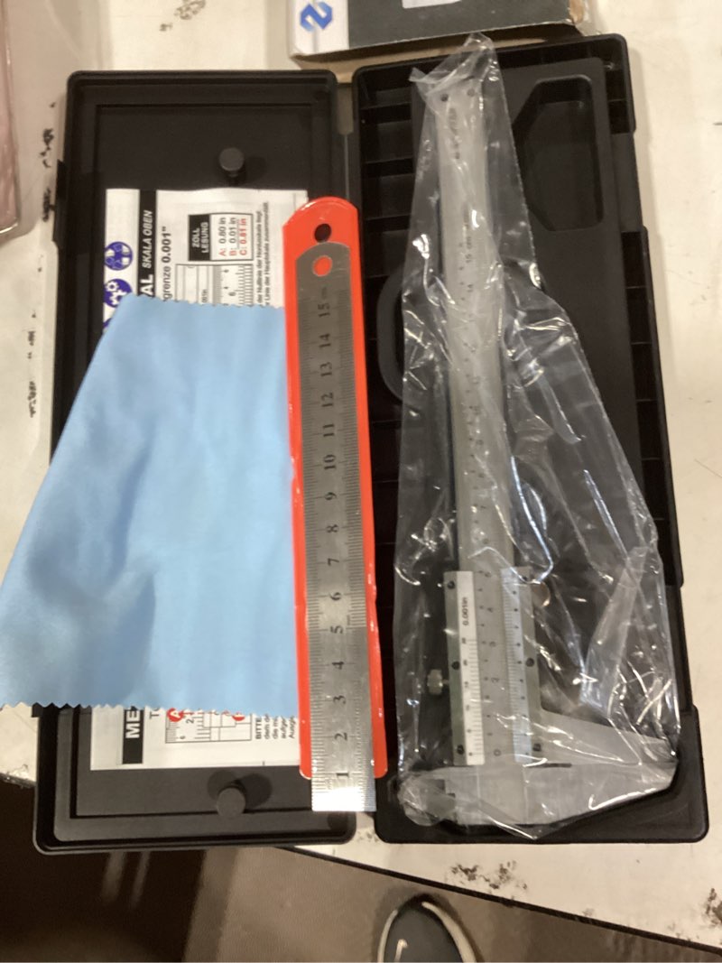 Condition photo showing Good Condition for similar product not  like stock photorechargeable caliper 12 inch, stainless steel vernier micrometer measuring tool with large lcd display 0-12\\\"