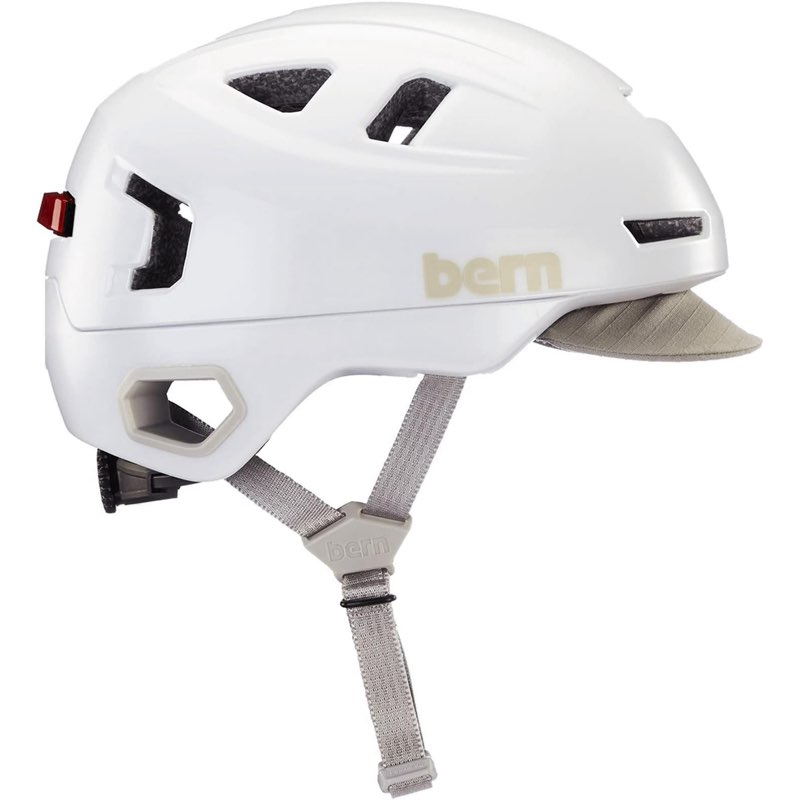 Bern Hudson MIPS Cycling Helmet, Satin White size M unisex