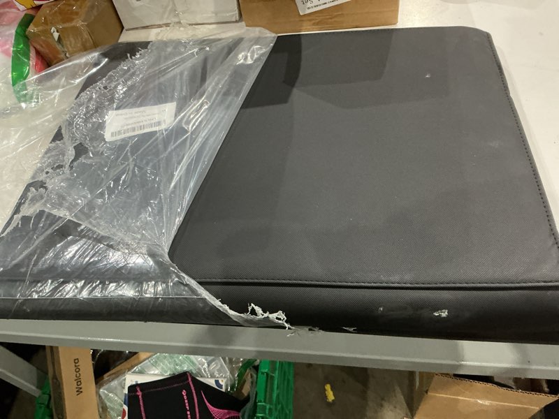 Condition photo showing As Is for premium 1000+ pockets big trading card binder 1024 capacity 16-pocket ringless double sided zipper pocket card binder collector album for mtg,sports cards & standard size cards