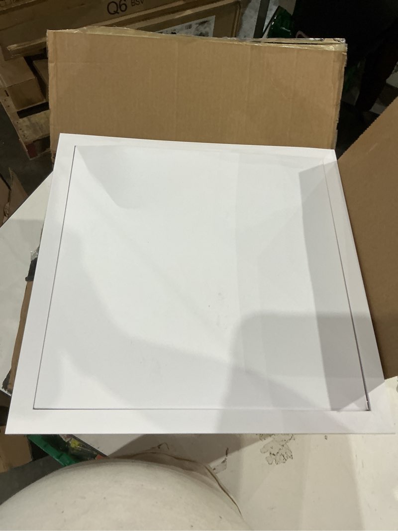 Condition photo showing Good Condition for vent systems white abs plastic - access panel 12 x 12 inch - access panel with door for drywall, wall and ceiling electrical and plumbing service wall hole cover - exterior dimensions 12.7x12.7 inches